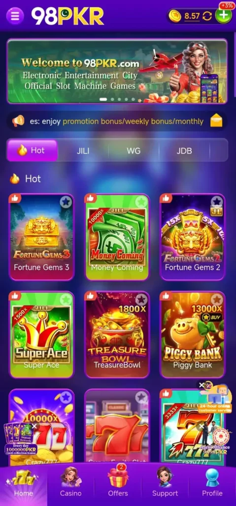 98 pkr