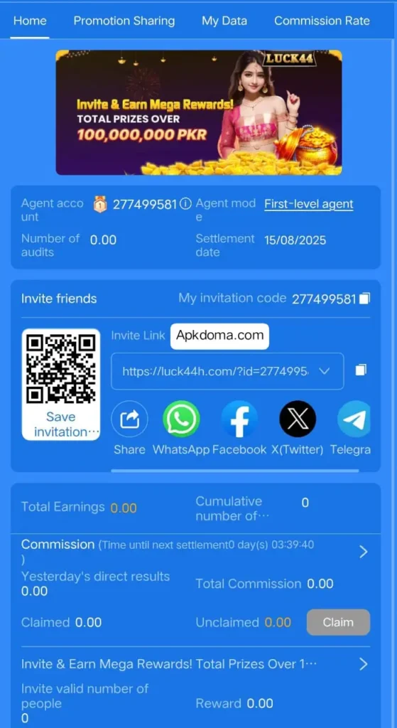 Luck44 Game apk