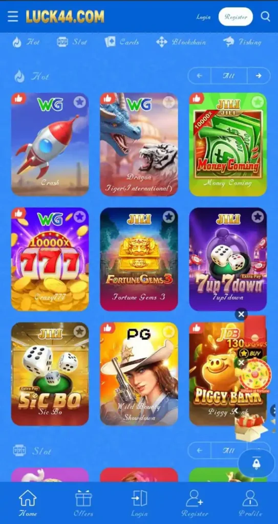 Luck44 Game