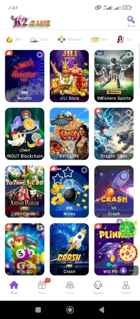 K2 Casino Game